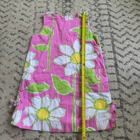 Vtg Lilly Pulitzer White Tag Fresh Air Hibiscus Print Shift Dress Shift Size 6 - Picture 6 of 7